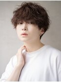 メンズ/マッシュ/シャドウパーマ/吉祥寺駅