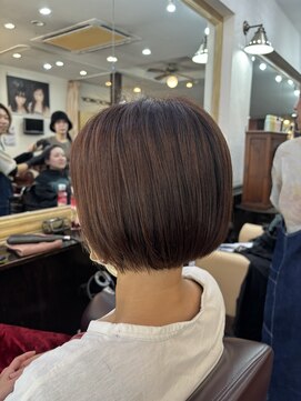 シャンプーボーイアネックス(SHAMPOO BOY Annex) 大人可愛いボブ20代30代40代セミロング◎長崎/佐世保