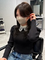 リアン バイ キートス(Lien by kiitos)&nbsp;顔まわり/前髪/レイヤーカット/結べるレイヤー透明感カラー