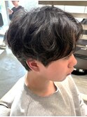 MEN’S HAIR/サーフカール/刈り上げセンターパート/北堀江☆