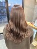 【頭皮と髪をいたわりながら】似合わせカット＋透明感カラー＋頭身浴