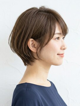 と和 巣鴨 大人可愛い小顔ショート/ひし形シルエット/丸みショート