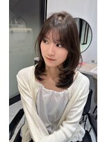 ラフ トウキョウ 福岡天神店(RAF TOKYO)&nbsp;HIROMU グレージュ×レイヤーカット