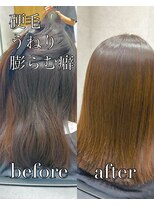 リンクヘアー (Link hair) 硬毛を抑えるタイトな縮毛矯正