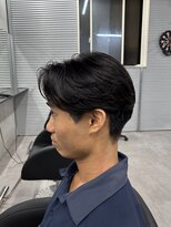 ガオプロデュースバイレボ(gao produced by revo) 曲がる縮毛矯正刈り上げセンターパートニュアンスフェザーカット