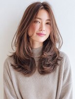 ニコ 相模大野店(nico.)&nbsp;ツヤ感ウェーブ/韓国風/ヨシンモリ/抜け感/くびれロング/