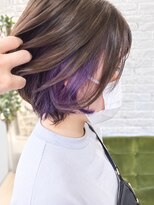 ネオリーブ コパン 鶴見店(Neolive copain)&nbsp;大人気インナーカラー　バイオレット