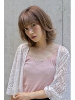 アクト 三鷹店(ACT)&nbsp;マッシュウルフピンクグレージュ