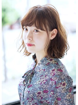 シーン(hair design SCENE) 《hair design scene 谷添担当♪》可愛い耳かけナチュラルボブ☆