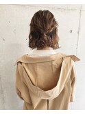 ナチュラルハーフアップ