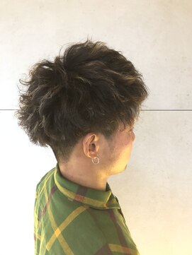 グランアディクト(Gran addict) メンズハイライトスパイラルパーマ