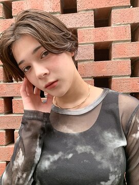 ヴェルダ 池袋店(verda) 耳かけラフボブ×ナチュラルフォギーベージュ＊fukuda