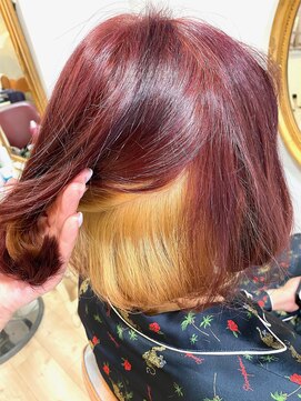 ミリュウ(Milieu) インナーを楽しむ秋ボブ