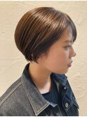 初ショートにおすすめ♪コンパクトな丸みショートボブ☆