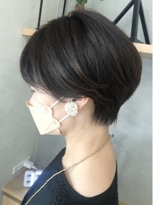 【cut￥4800/cut+color￥8800～/cut+オージュアTR￥7700】30代～50代のショートに特化サロン