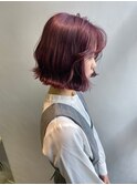 似合わせカットアースカラーくびれヘアデザインカラー