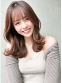 Aimee町田 小顔レイヤー×オリーブグレージュ