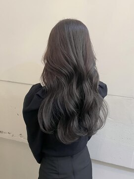 ネオリーブアイム 横浜西口店(Neolive aim) 大人気グレージュ 韓国風ロングウェーブヘア【横浜】