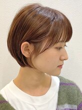 《*大川が提案する、ショートヘアが初めての方にも*》短くなりすぎず、スタイリングしやすいショートボブ＊
