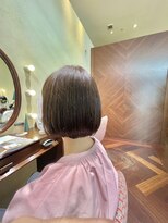 エルサフィロ ヨドヤバシ(el zafiro yodoyabashi)&nbsp;【el zafiro yodoyabashi】暖色系丸みボブ