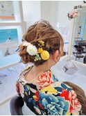 成人式に向けたヘアセット★