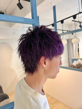 ラソニシカサイ(Lazo nishikasai) スパイキーパープルショート