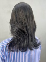 エモージュ美髪グレージュカラーレイヤーロング_ba487551