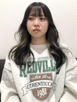 グランヘアー 豊岡店(GRAN HAIR) インナーカラー　WHITE　BEIGE