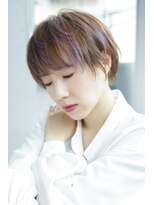 資生堂シンボリックサロン・アルベール&nbsp;フラミンゴカラー×ショート［ふじみ野］