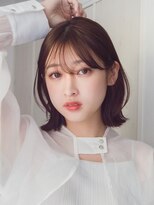 ガーデンヨコハマエスト(GARDEN YOKOHAMA est)&nbsp;レイヤーボブ　セミディ　シアーカラー　大人ボブ　シースルー