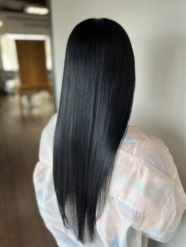 ラクレ(d.la cle) さらつやブルーブラックのメテオカラー【ラクレ/西大分】