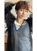 マッシュパーマショートパーマスパイラルパーマボーイッシュ女子