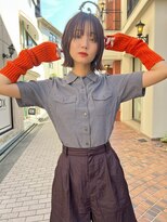 エイミー(Aimee)&nbsp;Aimee 町田　切りっぱなしボブ×ココアブラウン