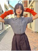 Aimee 町田 切りっぱなしボブ×ココアブラウン