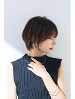 エイチツーオーアヴェダ 渋谷ヒカリエＳｈｉｎＱｓ店 クロードモネＨ２Ｏアヴェダ 40代大人ショートボブ/渋谷/渋谷駅