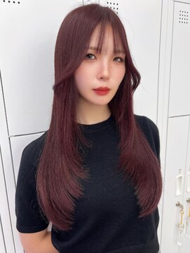 ミミヘアーガーデン(mimi hair garden) ざくざくレイヤー/ピンクラベンダー/ブリーチなしダブルカラー