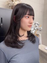 スターズ 柏(STARS)&nbsp;レイヤーカット　ダークカラー　艶トリートメント　顔周りカット