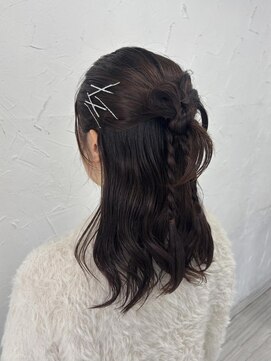 プライズ 表参道原宿店(prize) カチモリハーフアップアレンジ/韓国風アレンジ