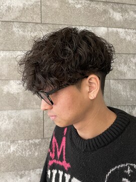 ニアウ 伊勢崎連取店(Niau) メンズマッシュシャドウパーマメンズパーマ