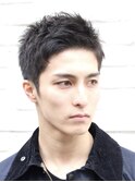 【Hale】ブルーブラックNo2697韓国マッシュスパイキーショート