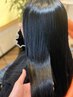 《かぶれ、染みる方に》カット＋輝髪ペインター（ノンジアミン白髪染め）