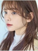 前髪レイヤーカット◎フェミニン/髪質改善/韓国20代～50代