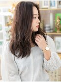 ★センターパート波巻き抜け感ウェーブパーマ20代30代40代★1