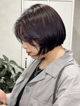 イルウィ(irwi) 【miku/トレンド】ディープバイオレット/ボブ/デザインカラー