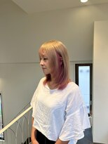 ラック 表参道(LUCK)&nbsp;インナーカラー/ピンク/ケアブリーチ／ブリーチ/表参道／原宿