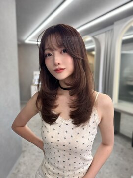 ボタン ハカタ(VOTAN hakata) 博多/顔周り/レイヤー/シースルーバング