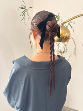 ユラギフロムユイマァル 水島店(YURAGI from YUIMARL) ヘアアレンジセット韓国アレンジ結婚式パーティー