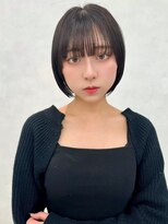 アッシュ 茗荷谷店(Ash)&nbsp;小顔見え丸みシルエットのミニショート