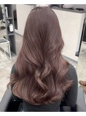 大人ガーリーなカシスカラー