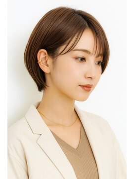 ゲイン(Gain) ショートカット・レイヤーカット×白髪ぼかし